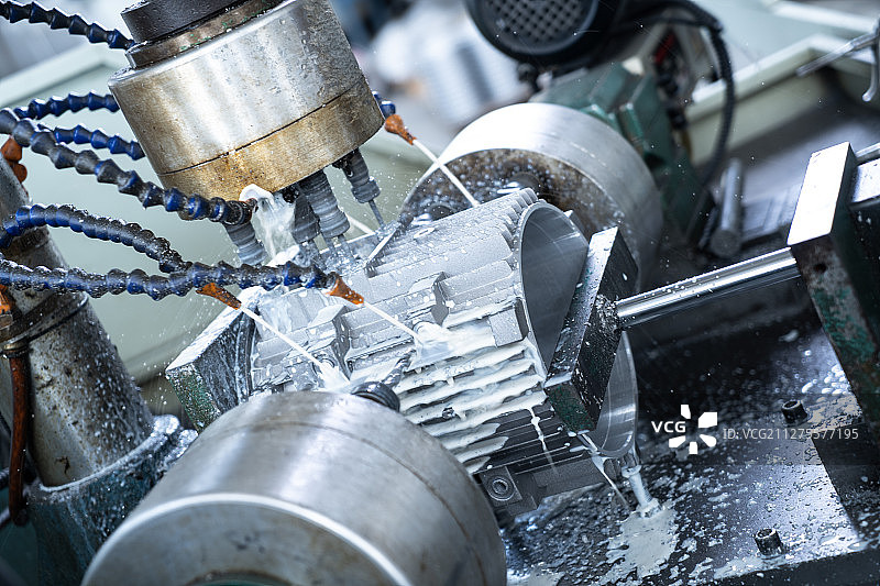 电机生产流水线图片素材