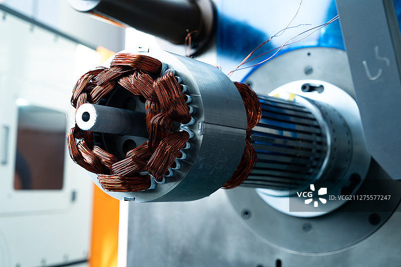 电机生产流水线图片素材