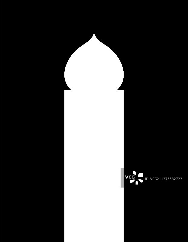 清真寺门图标设计模板图片素材