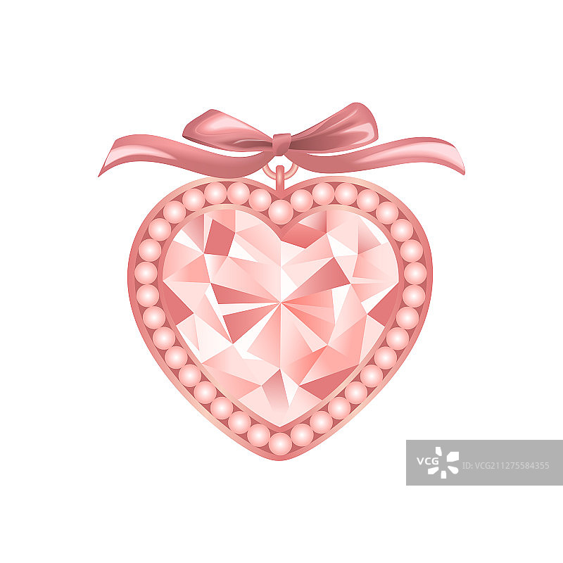 粉色钻石珠宝配饰图片素材