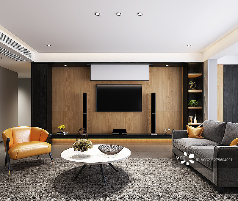 现代家庭酒店客厅图片素材