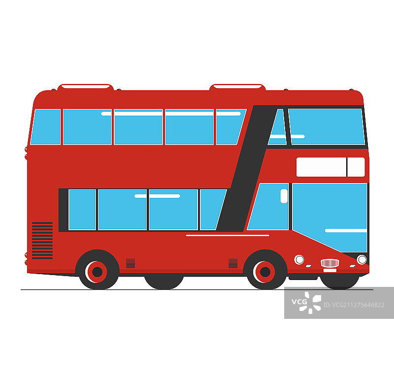 双层巴士图片素材