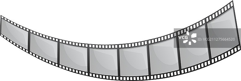 卡通风格的胶片图标图片素材