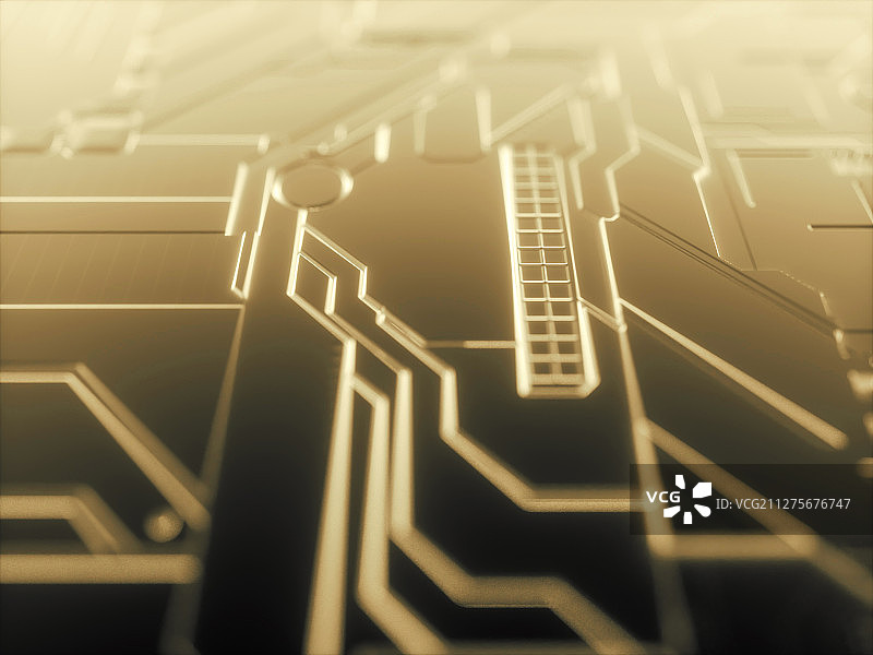 带有科技感的发光电子电路板背景素材图片素材