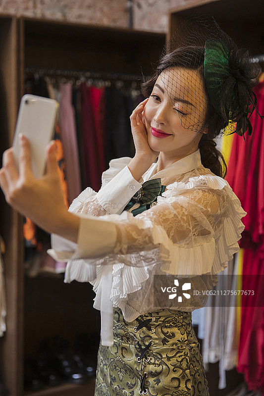 复古时尚情侣肖像 058图片素材