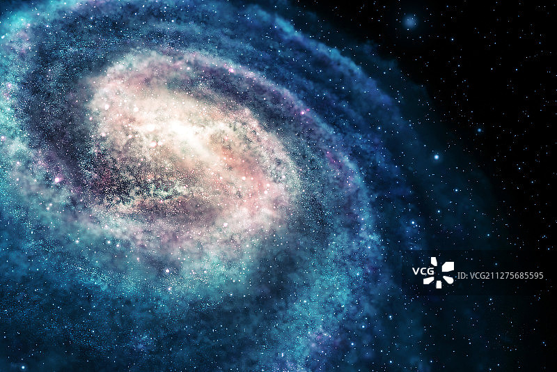 宇宙太空中的银河系图片素材