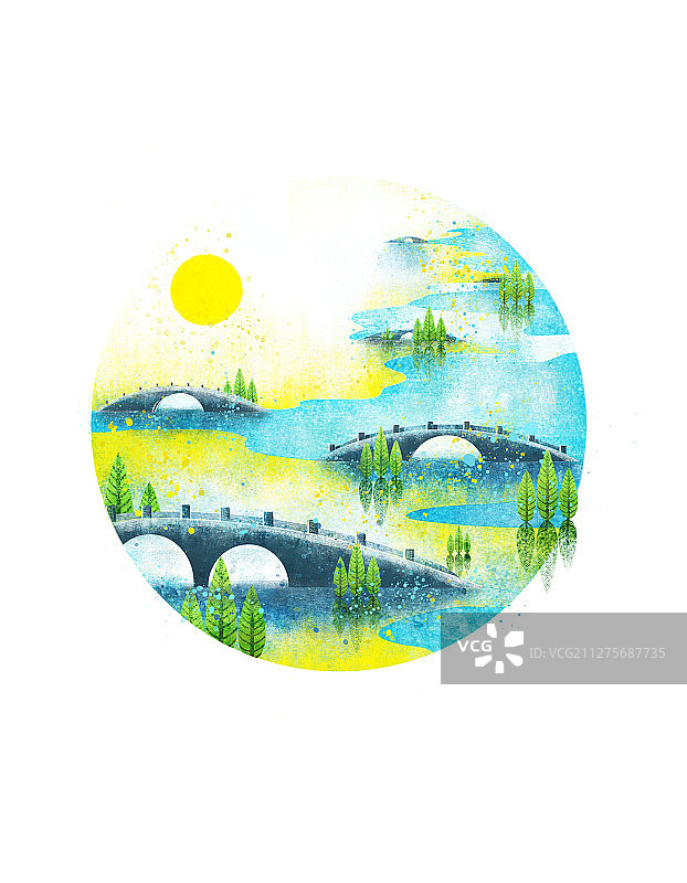 西湖十景图片素材