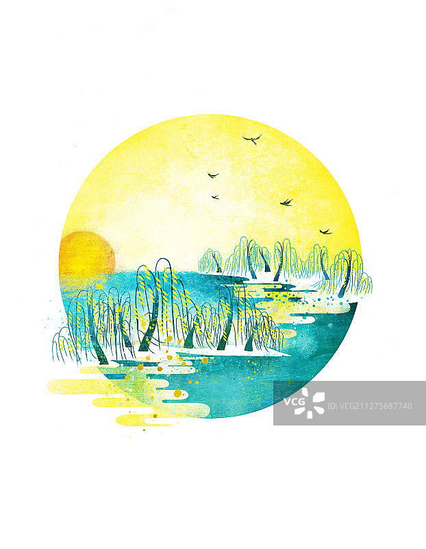 西湖十景图片素材