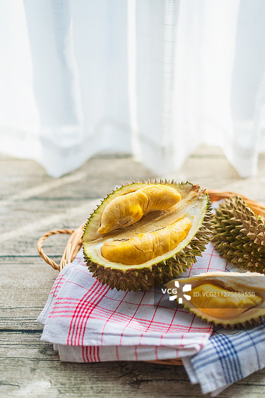 马来西亚D197猫山王榴莲图片素材