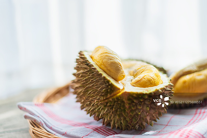 马来西亚D197猫山王榴莲图片素材