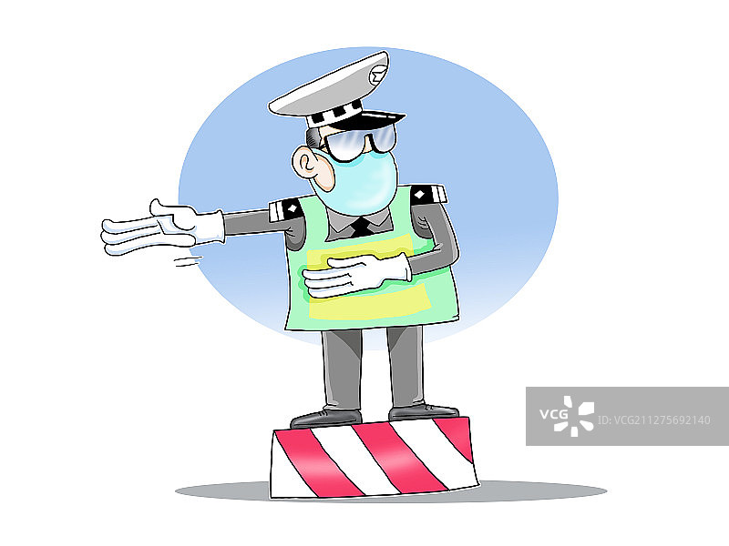 交警，农民工图片素材