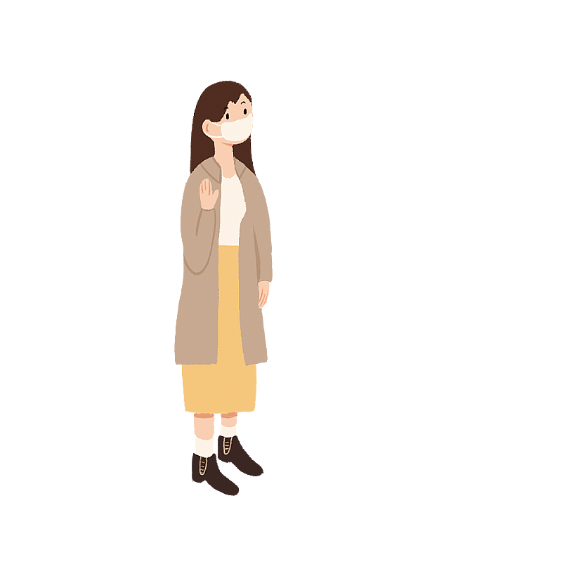 招手的女人图片素材