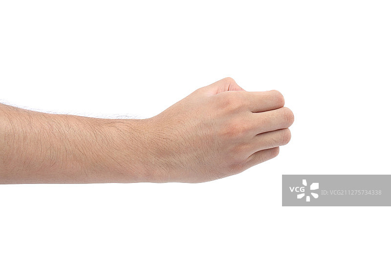 白背景下的手势语图片素材