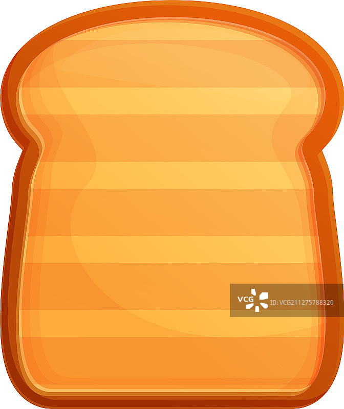 卡通风格烤面包机吐司图标图片素材