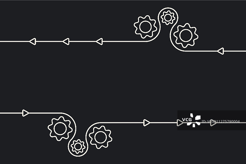 展示业务的三个齿轮图片素材