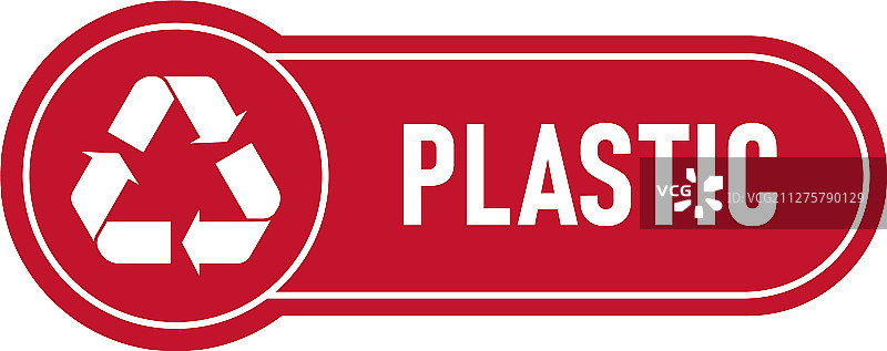 含废弃物料的回收标志图片素材