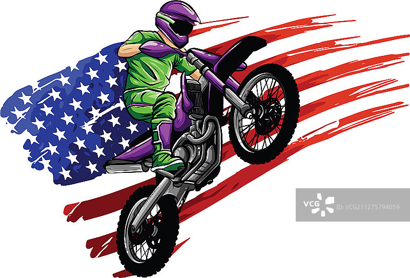 运动型摩托车图片素材