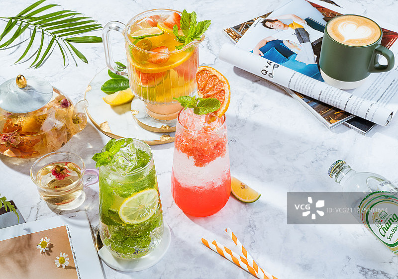 夏日冰饮图片素材