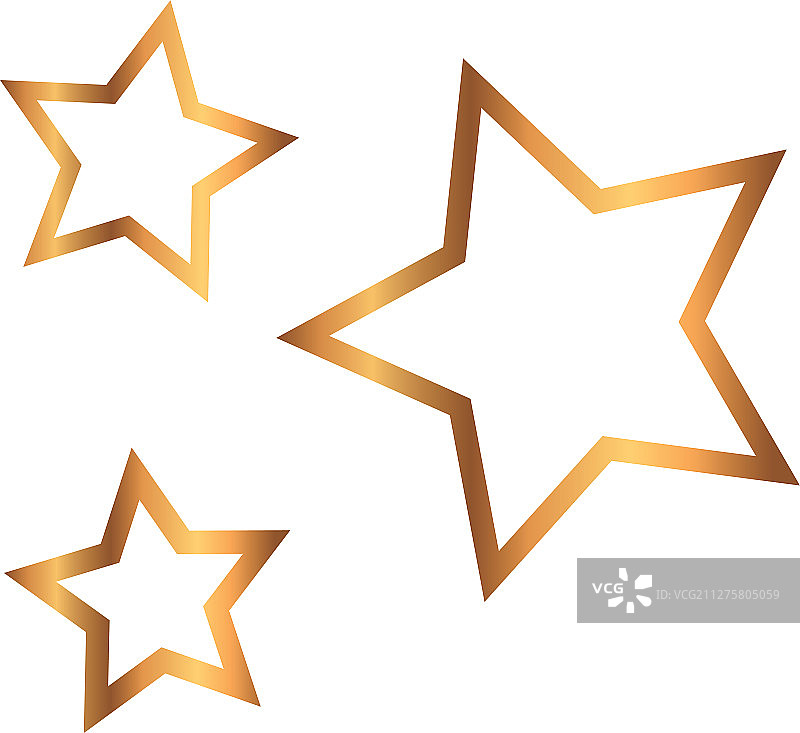 星星奢华独立图标图片素材