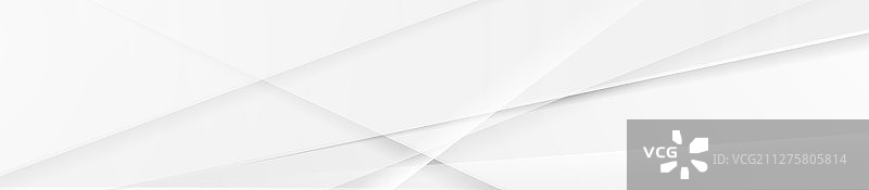 白色企业抽象多边形banner设计图片素材