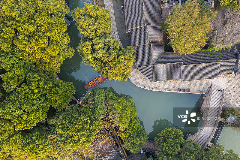 周庄古镇小桥流水图片素材