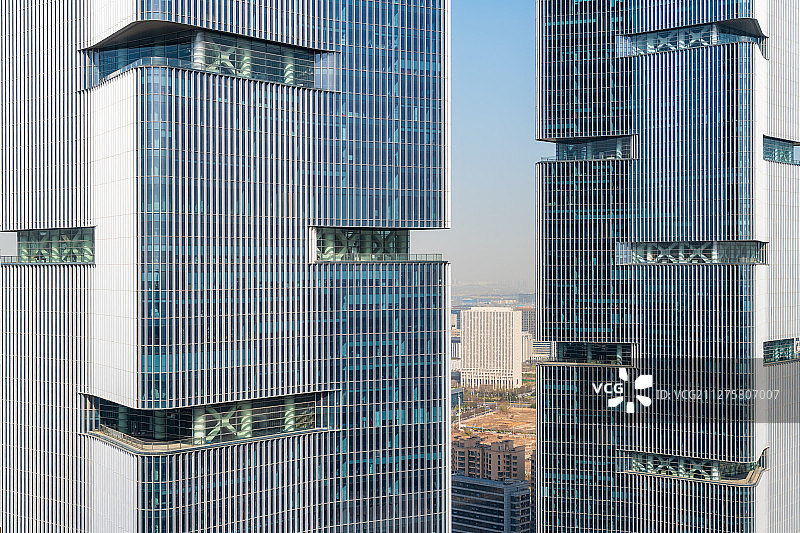 郑州城市天际线户外高视角图片素材