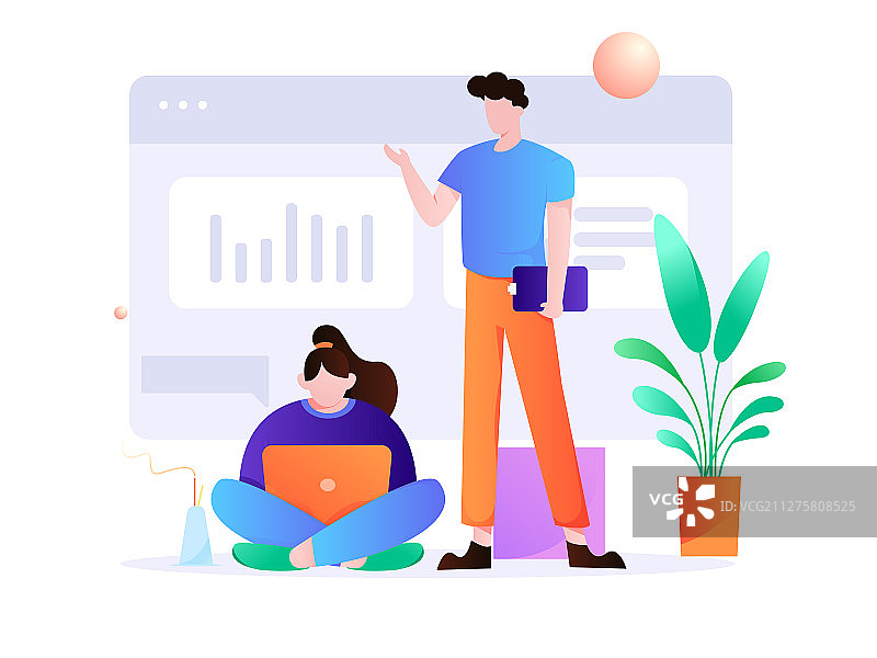 协作的人物图片素材