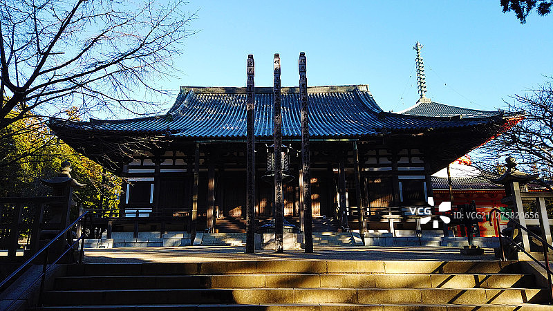 日本高野山坛上伽蓝图片素材