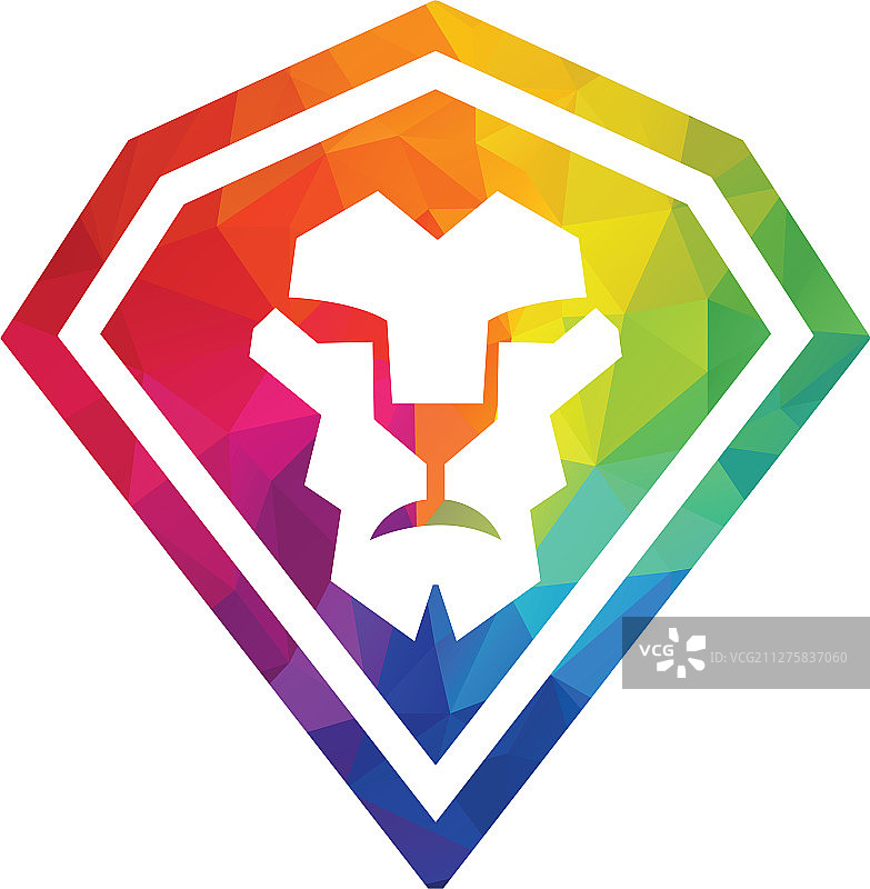 狮子头标志设计图片素材