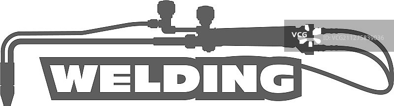 焊接标志 - 氧乙炔切割焊枪图片素材