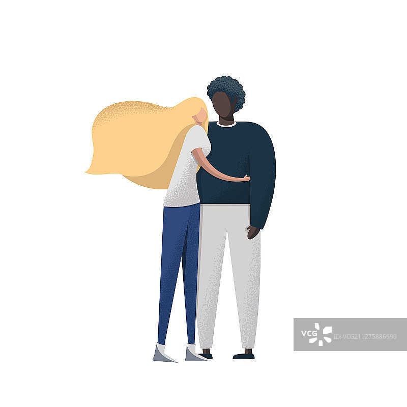 跨种族夫妇图片素材