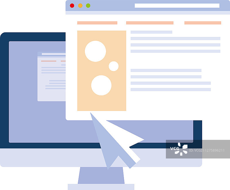 社交网络个人资料电脑桌面图片素材