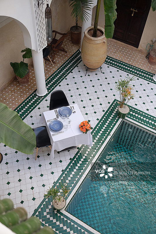 摩洛哥风格酒店图片素材