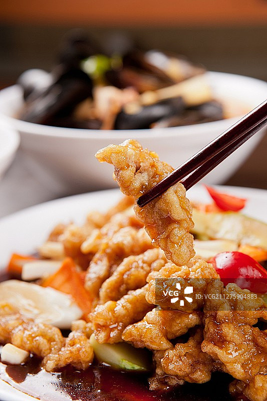 咕噜肉图片素材