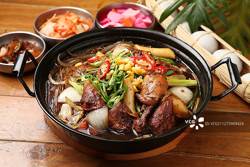 红烧鸡块图片素材