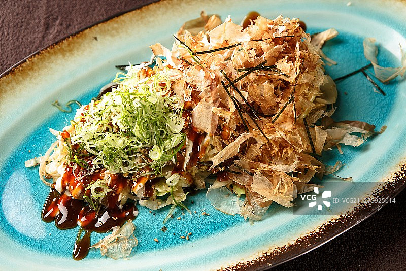 御好烧和鲣鱼节图片素材