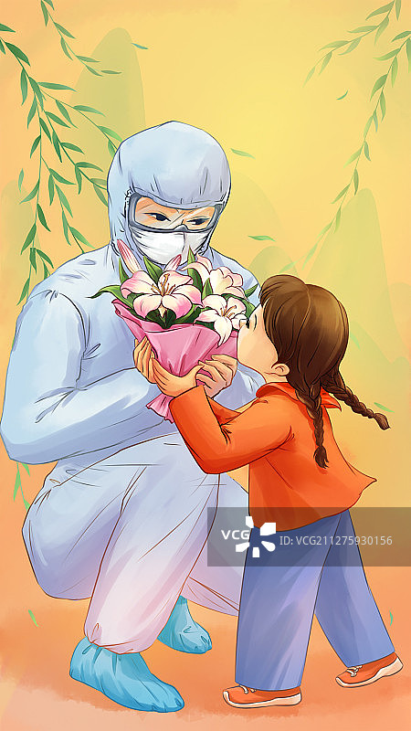 给医生送花图片素材