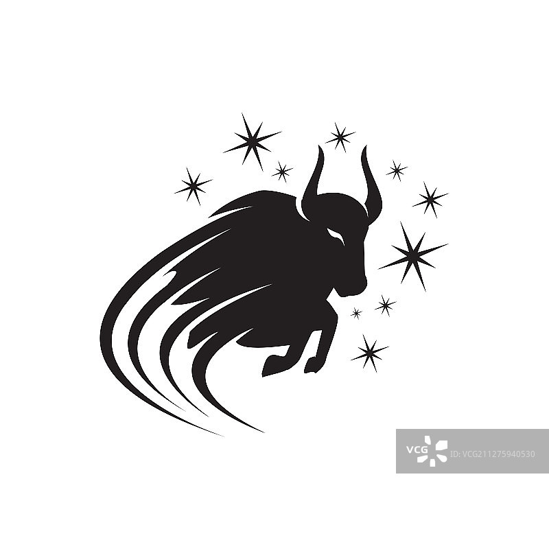 公牛水牛标志设计图片素材