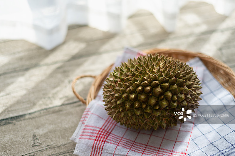 马来西亚D197猫山王榴莲图片素材