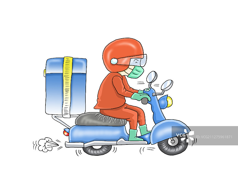 快递员、外卖员图片素材