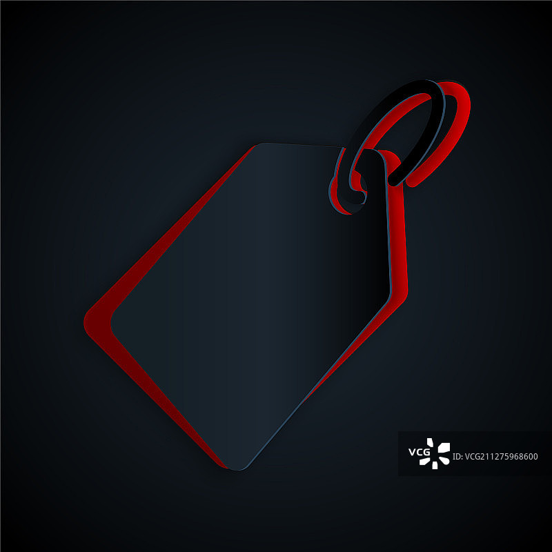 空白标签模板价格标签剪纸风格图标图片素材