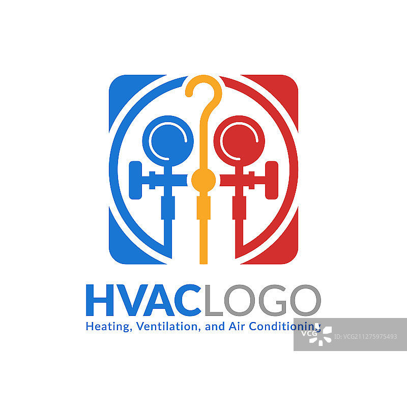 暖通空调标志设计图片素材
