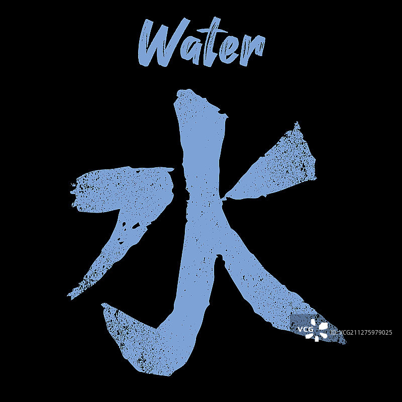 风水中国元素水纹理图片素材