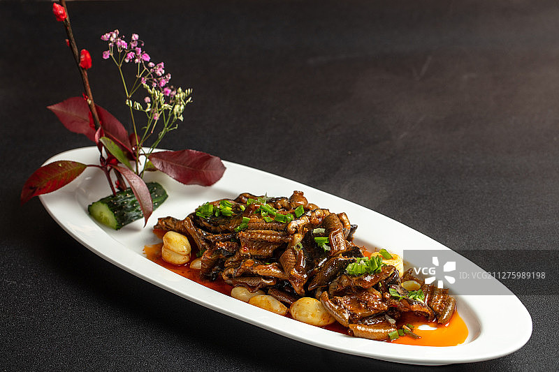 芜湖六郎镇水八仙红烧鳝鱼图片素材