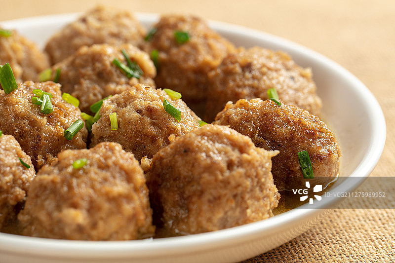 肉丸狮子头图片素材