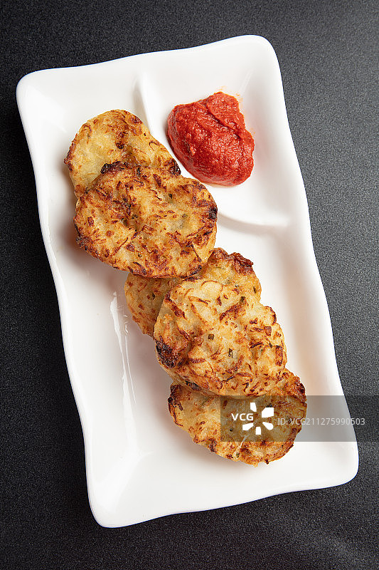 安徽芜湖小吃藕丝饼图片素材