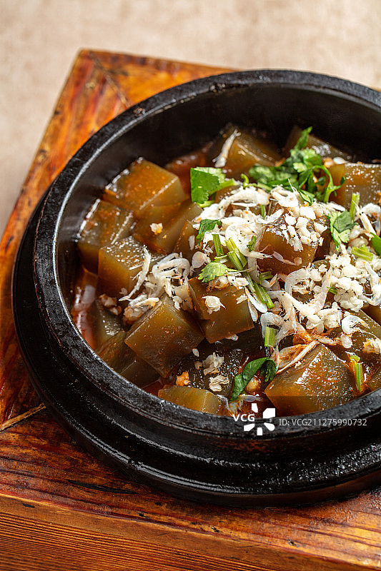 石锅藕粉豆腐图片素材