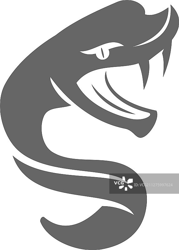 蛇吉祥物logo模板设计图片素材