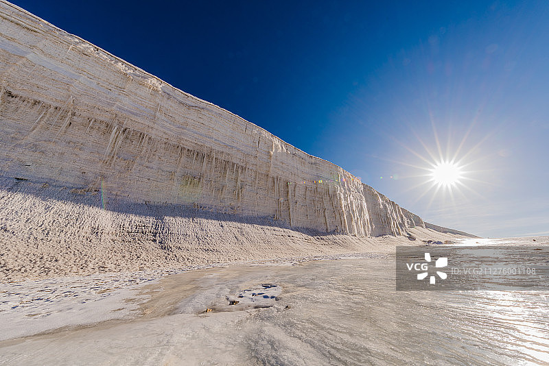 祁连冰川雪山图片素材