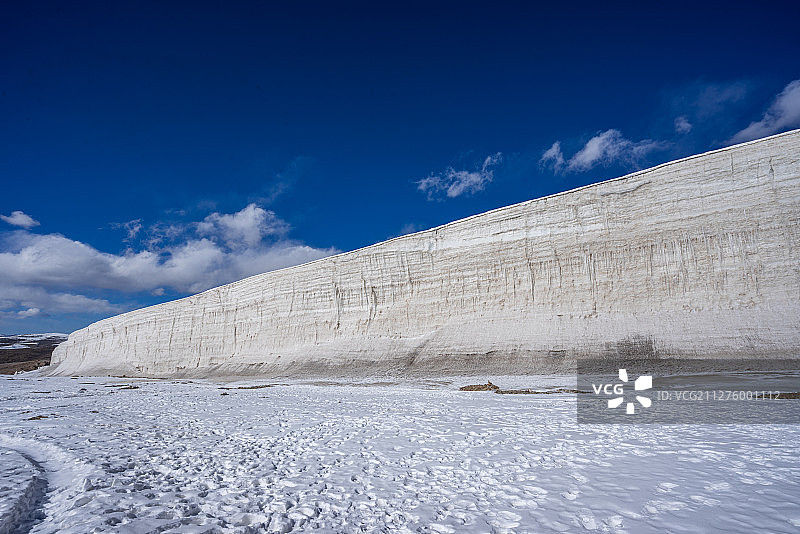 祁连冰川雪山图片素材
